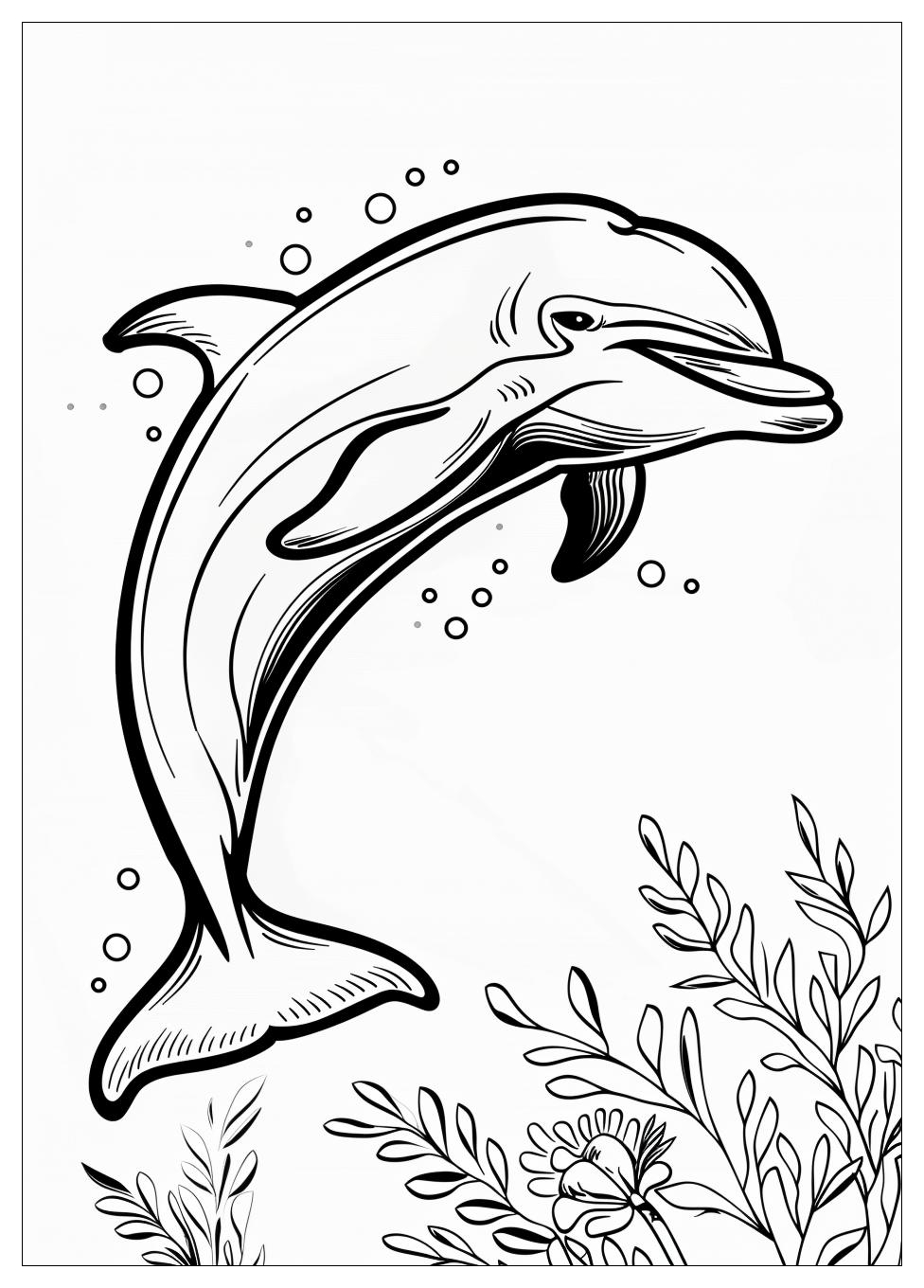 Dolphin Coloring Pages-2