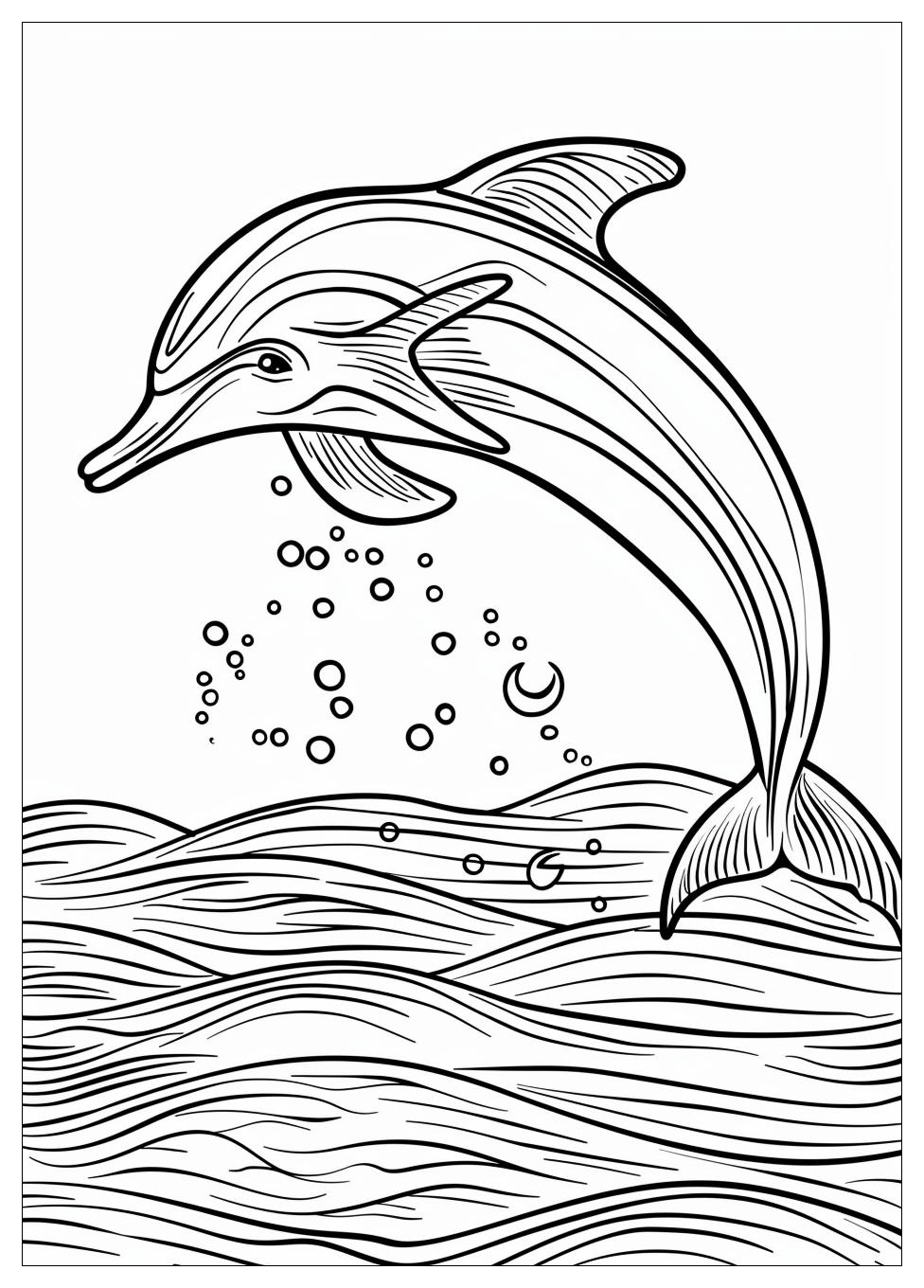 Dolphin Coloring Pages-4