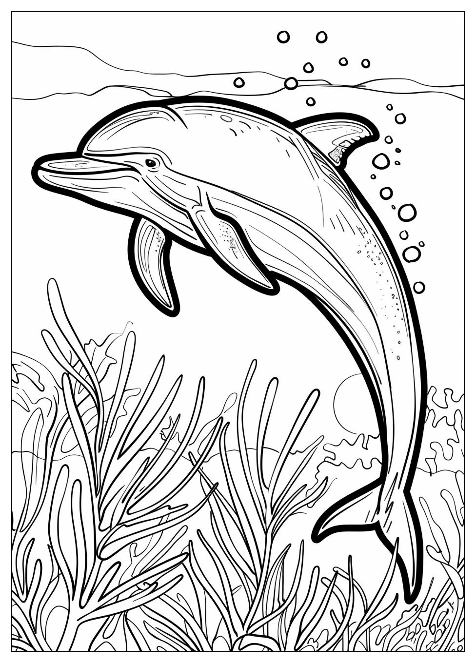 Dolphin Coloring Pages-6