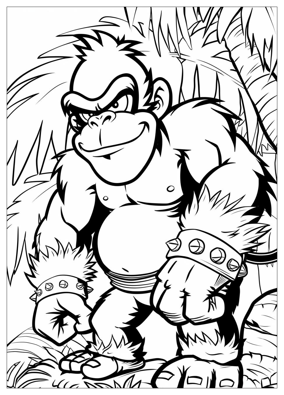 Donkey Kong Coloring Pages-14