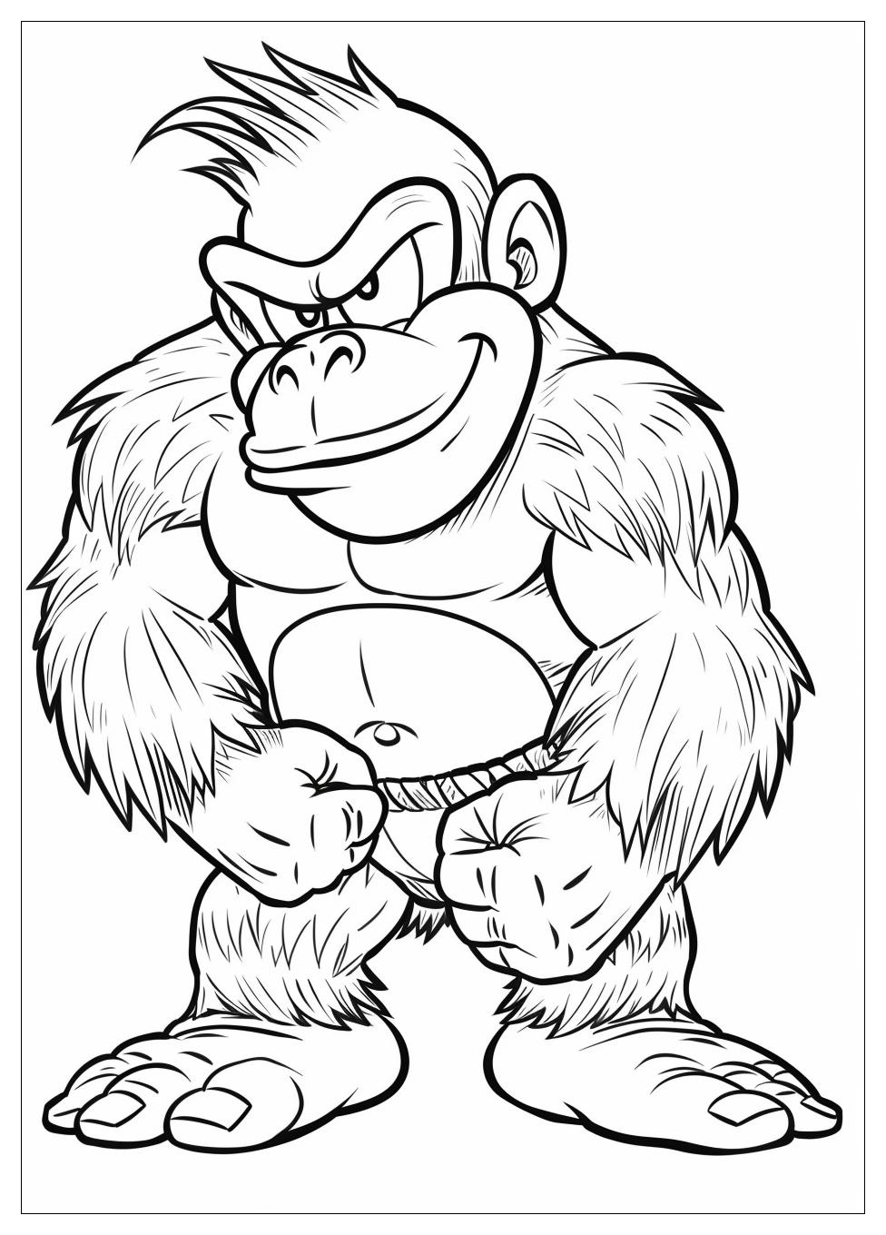 Donkey Kong Coloring Pages-15