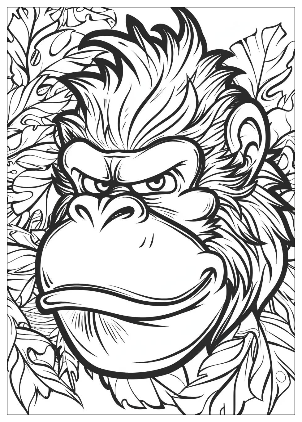 Donkey Kong Coloring Pages-19