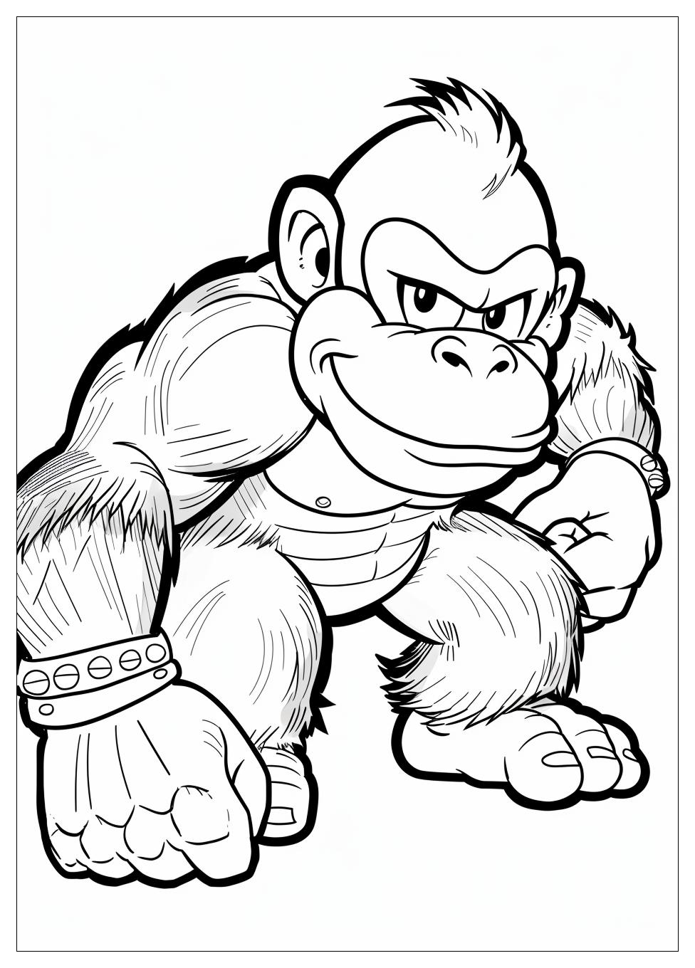 Donkey Kong Coloring Pages-5