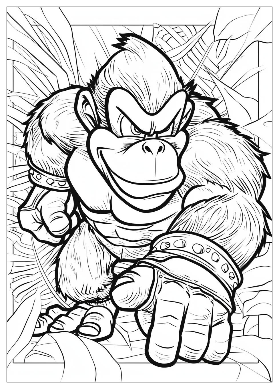 Donkey Kong Coloring Pages-7