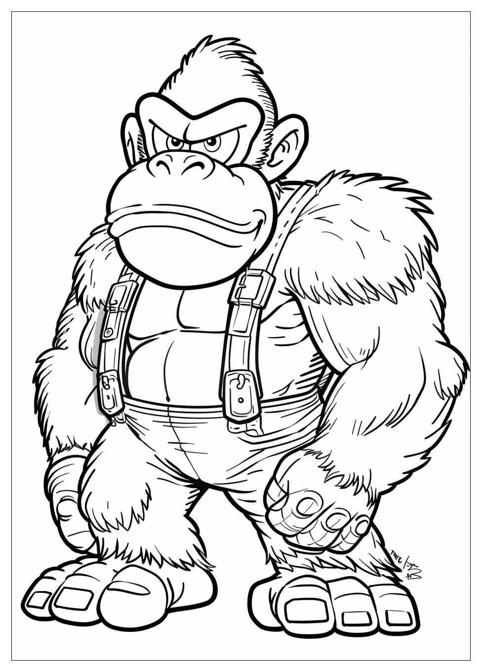 Donkey Kong Coloring Pages-8