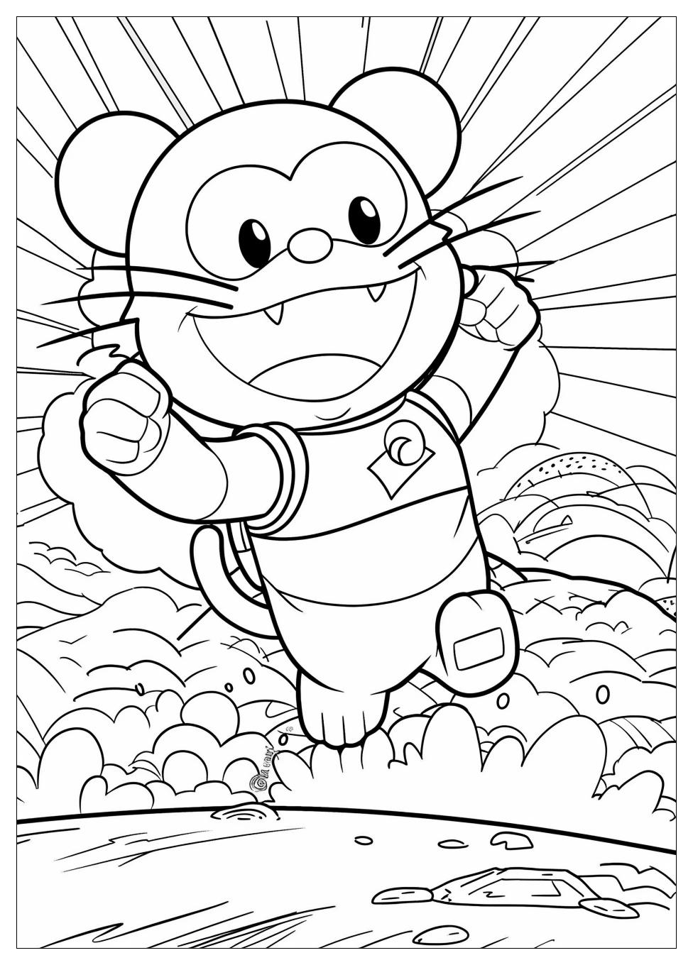 Doraemon Coloring Pages-6