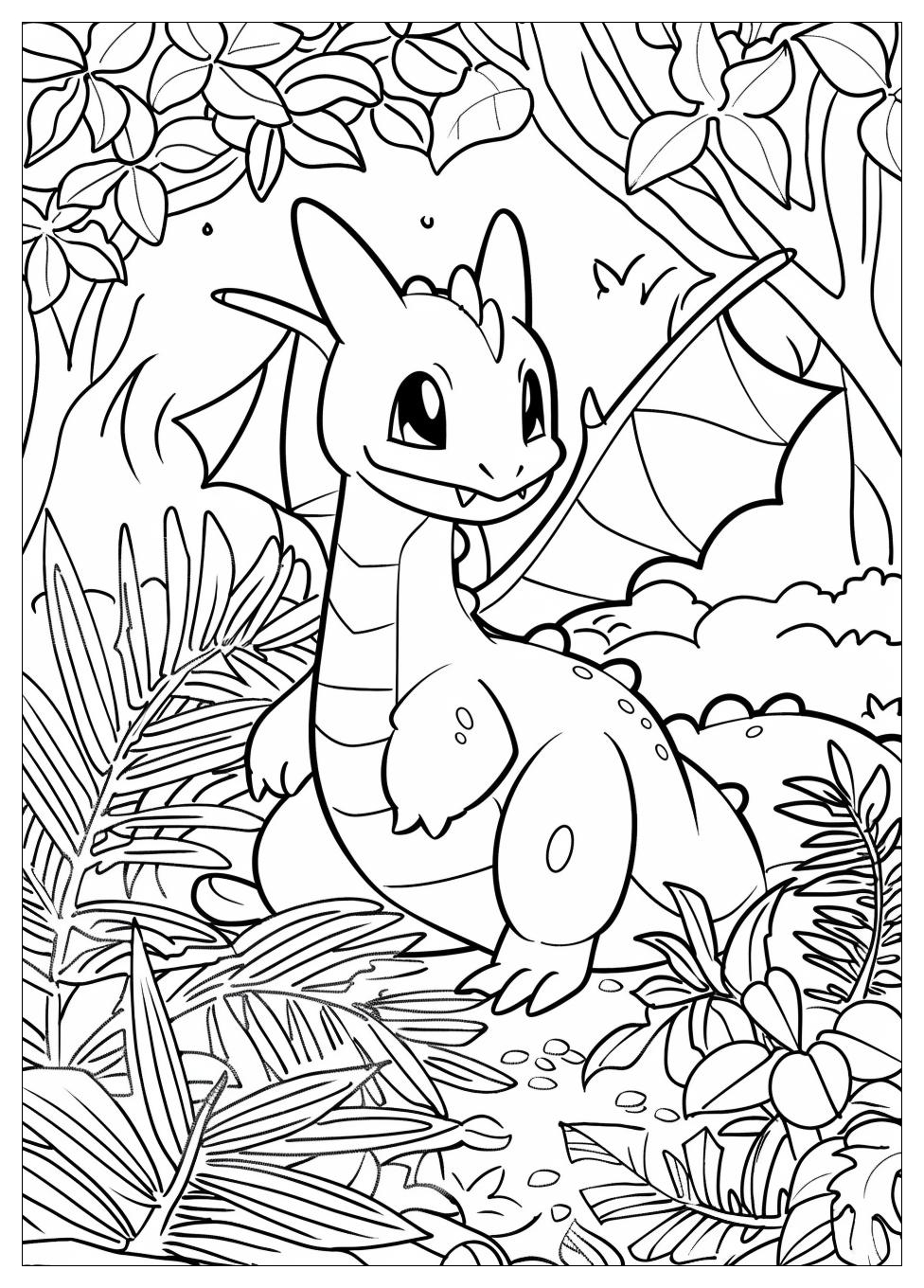 Dragonite Coloring Pages-1