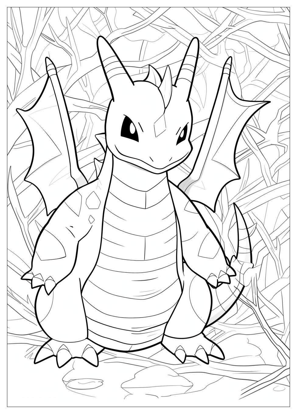 Dragonite Coloring Pages-10