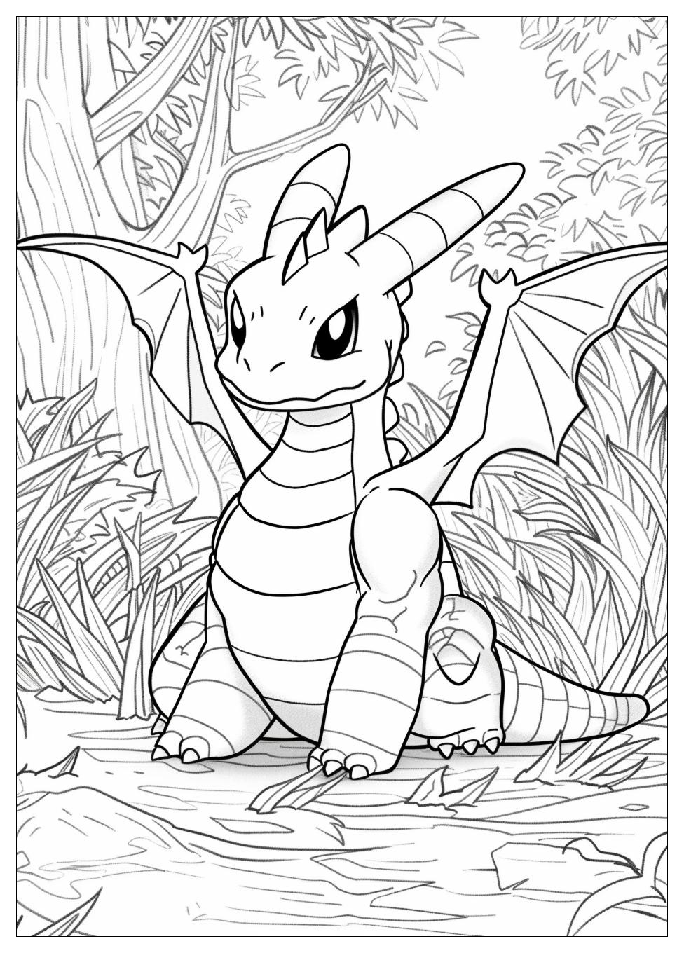 Dragonite Coloring Pages-15