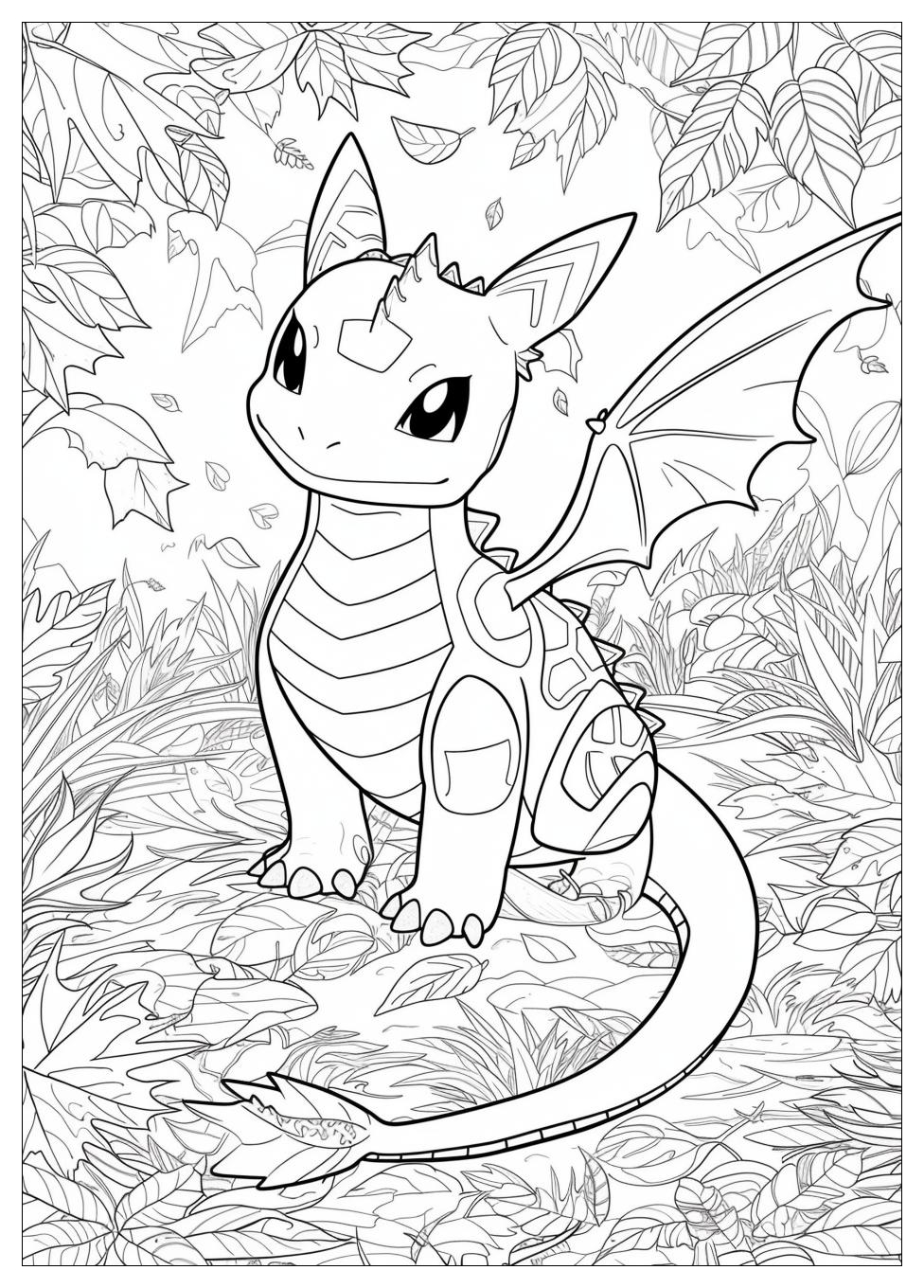 Dragonite Coloring Pages-16