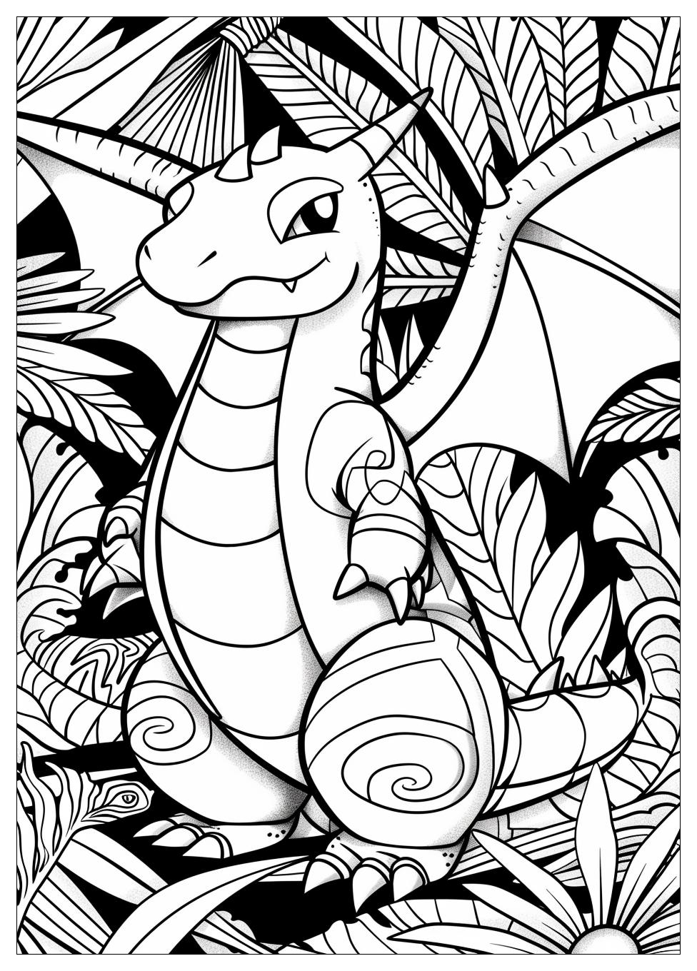 Dragonite Coloring Pages-18