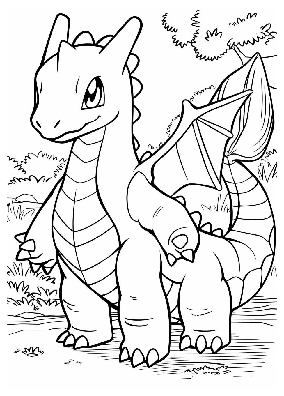 Dragonite Coloring Pages-2