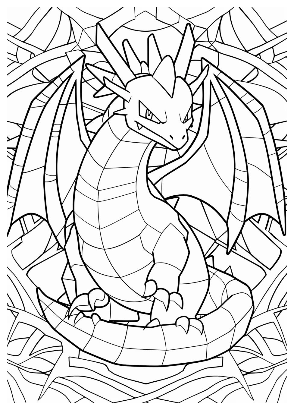 Dragonite Coloring Pages-20