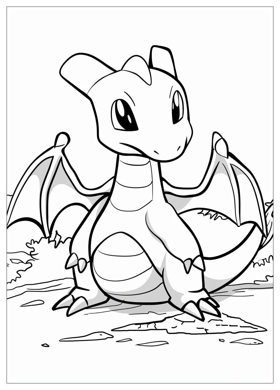 Dragonite Coloring Pages-3