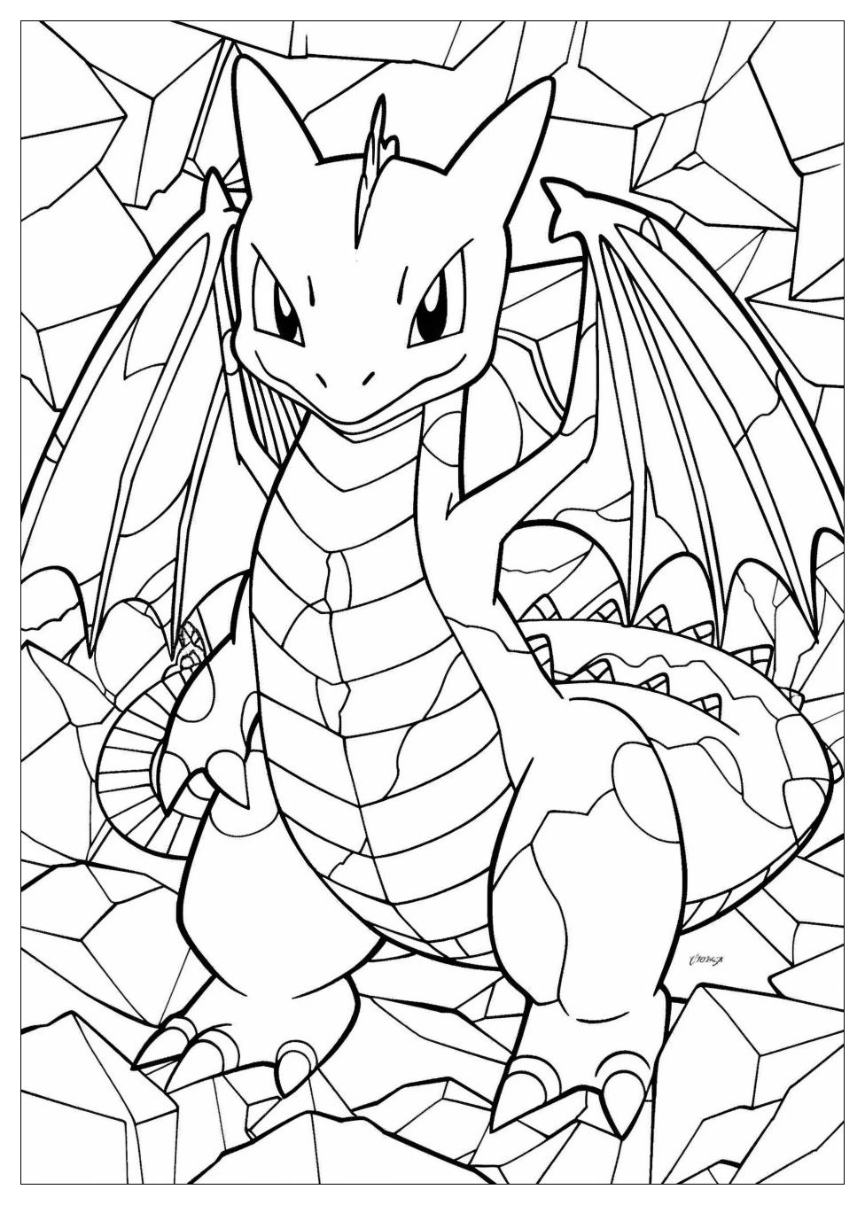 Dragonite Coloring Pages-6