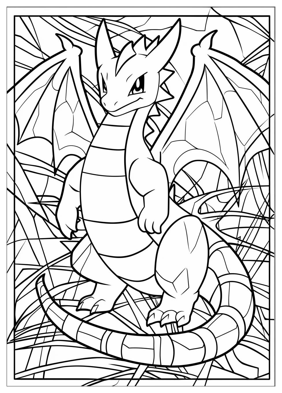 Dragonite Coloring Pages-7