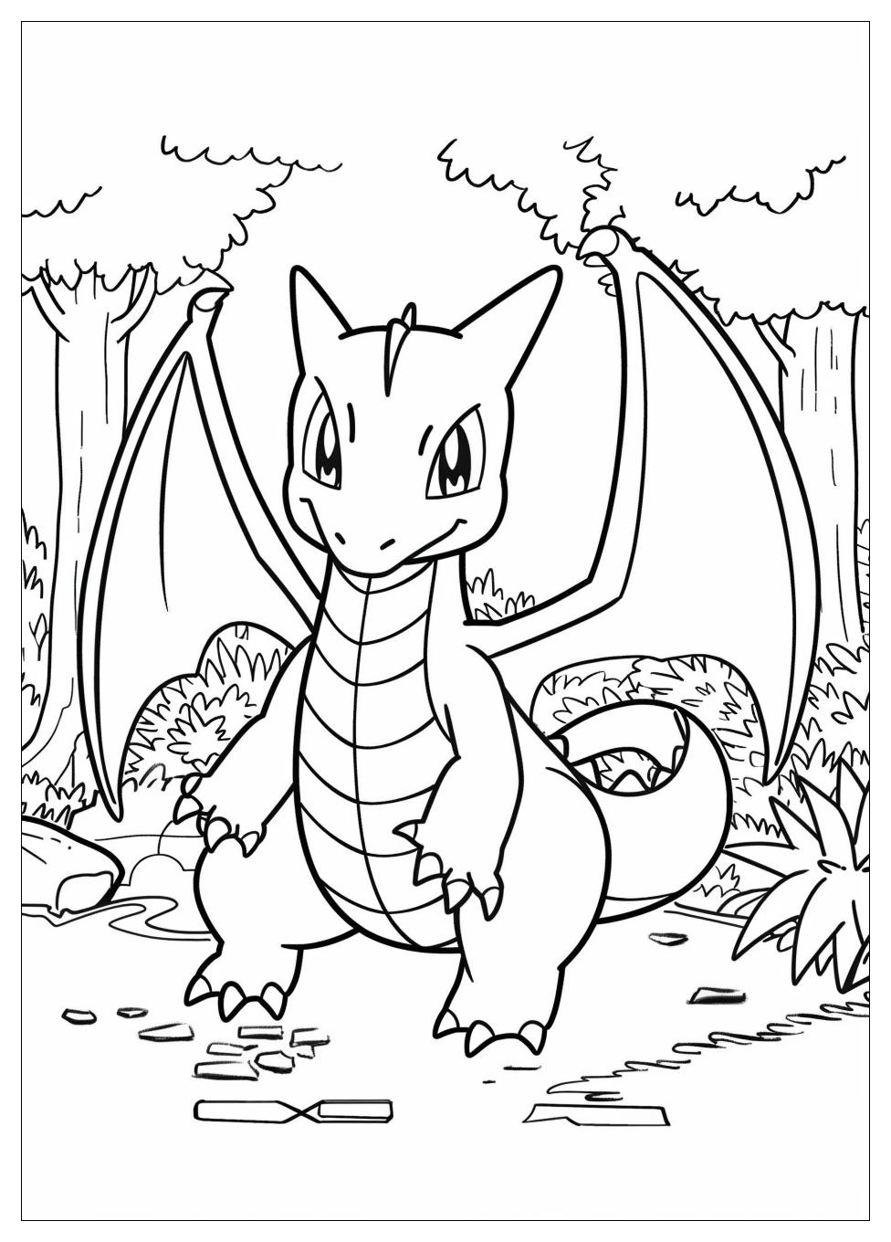 Dragonite Coloring Pages-8