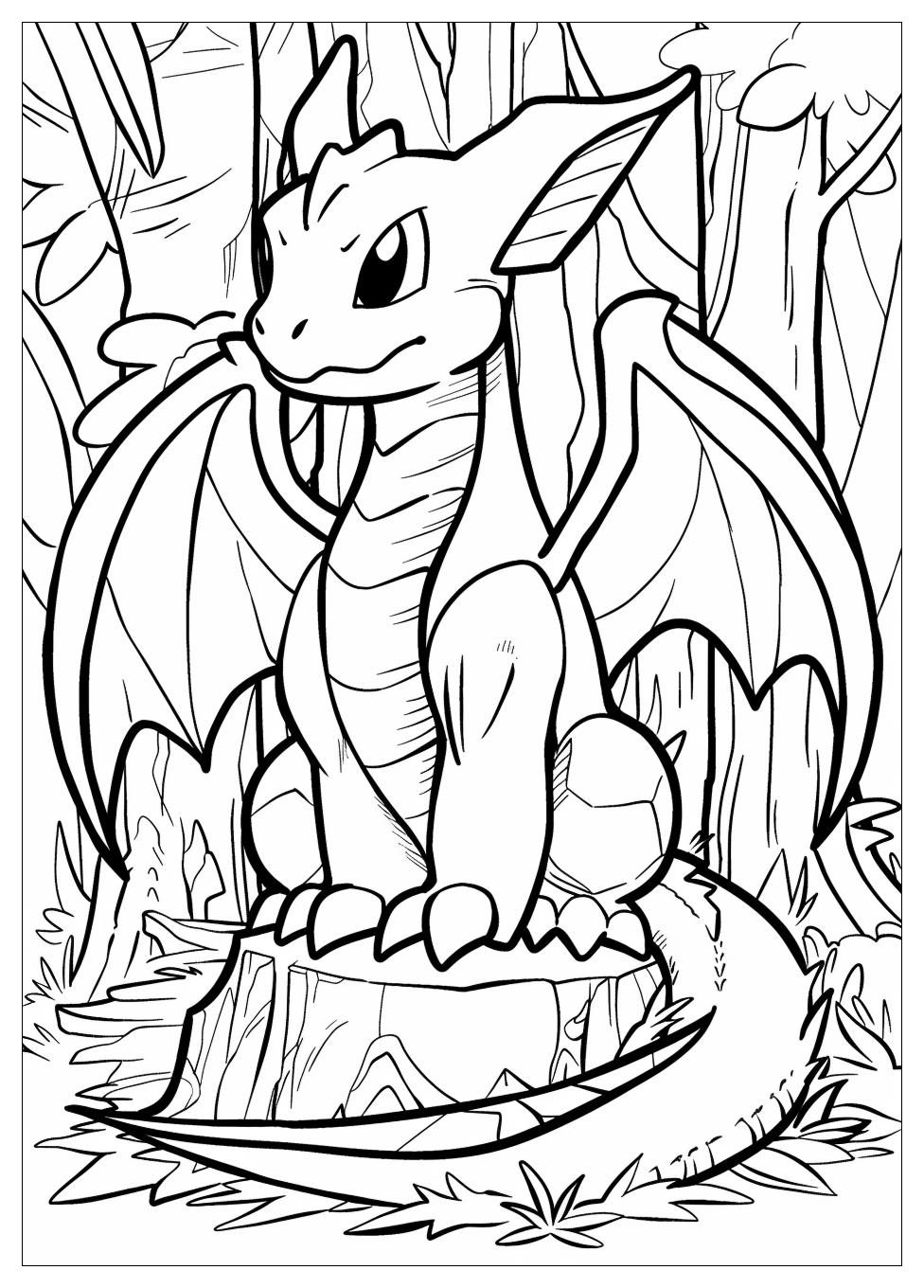 Dragonite Coloring Pages-9