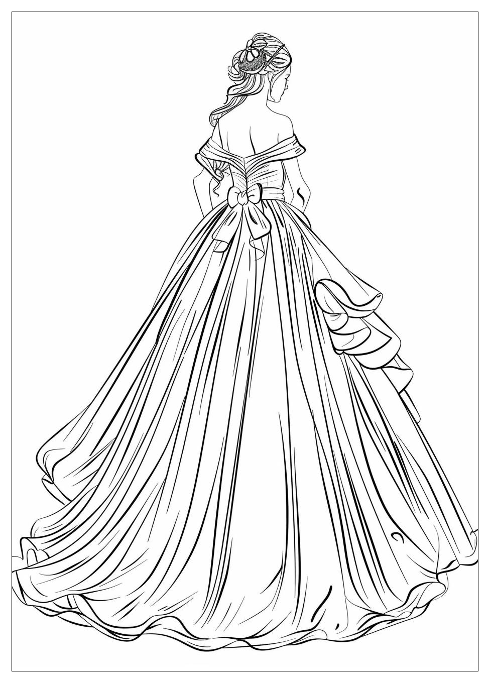 Dress Coloring Pages-14