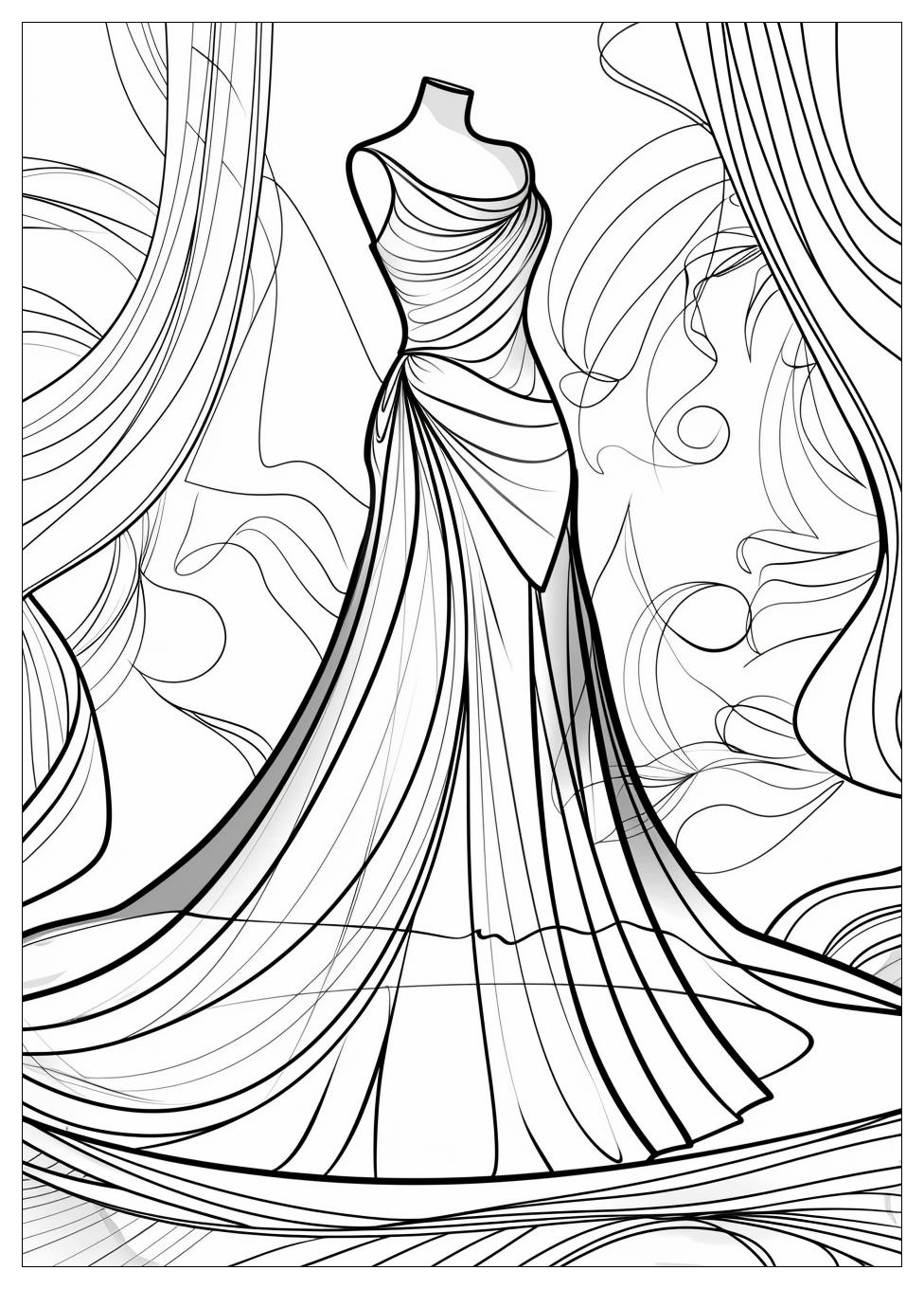 Dress Coloring Pages-17