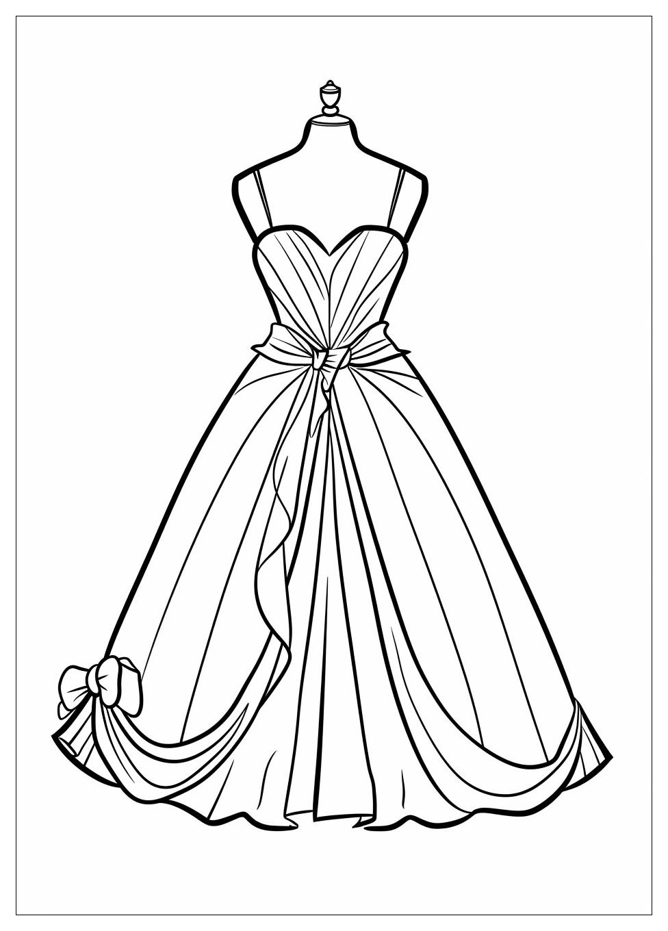 Dress Coloring Pages-4