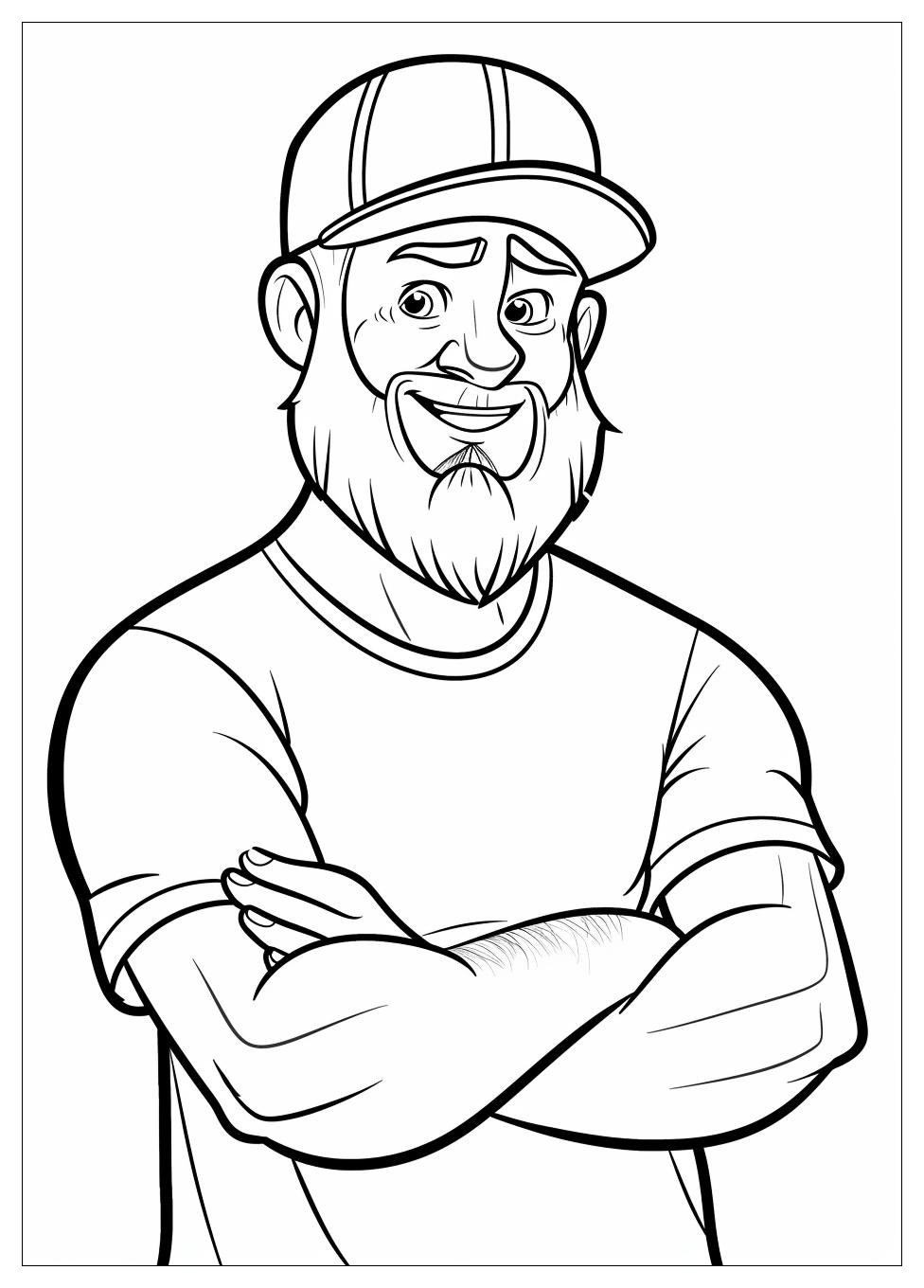 Dude Perfect Coloring Pages-1