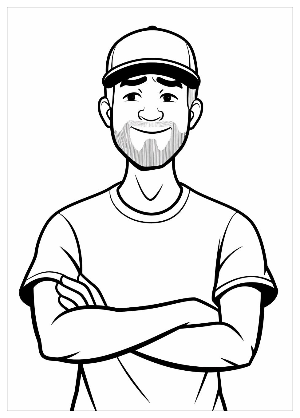 Dude Perfect Coloring Pages-10