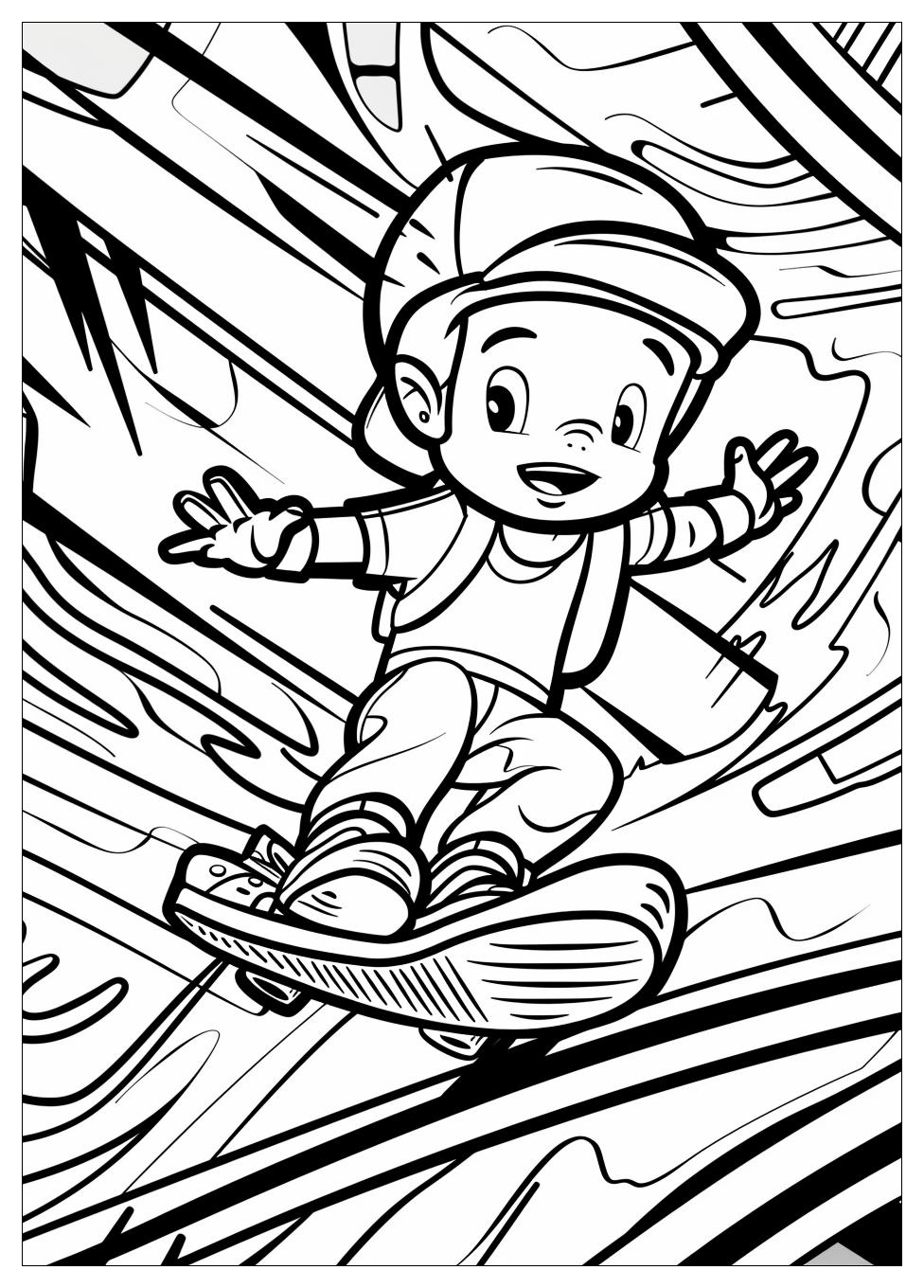 Dude Perfect Coloring Pages-6