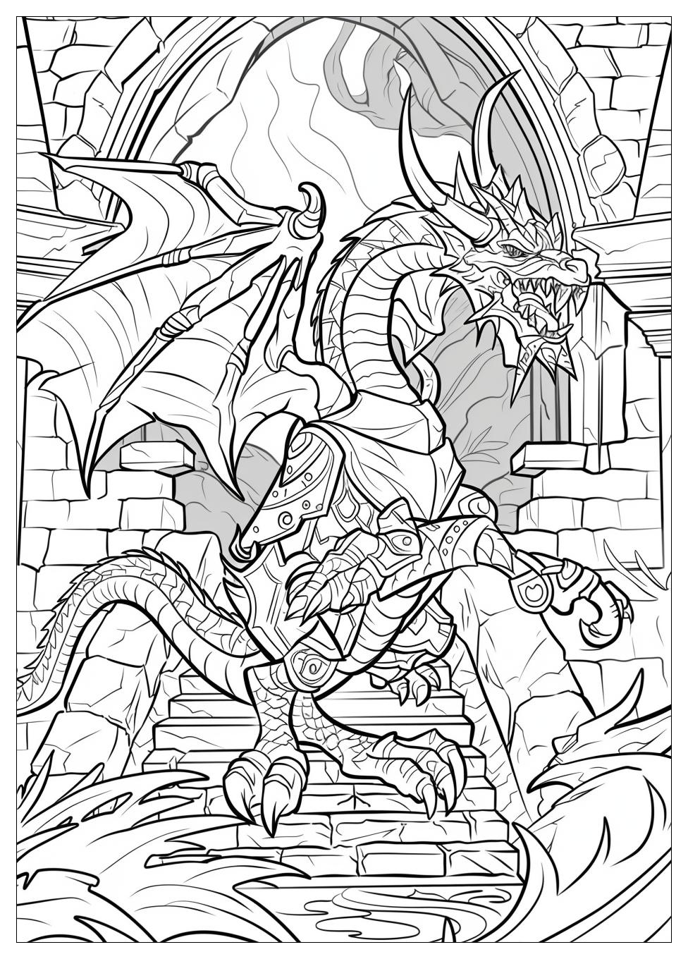 Dungeons And Dragons Coloring Pages-1