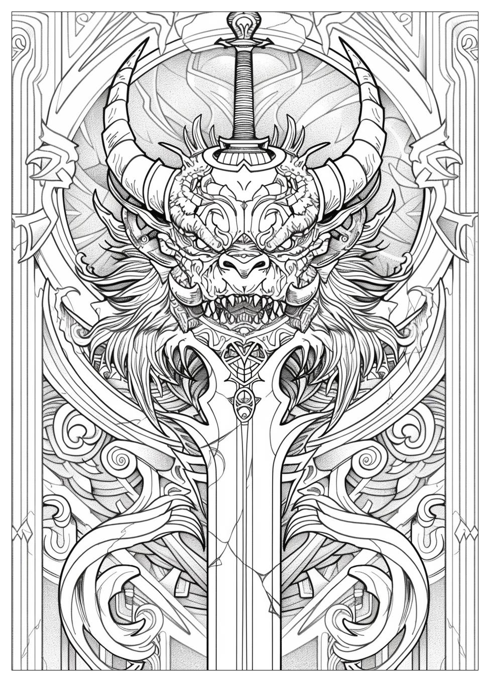 Dungeons And Dragons Coloring Pages-13