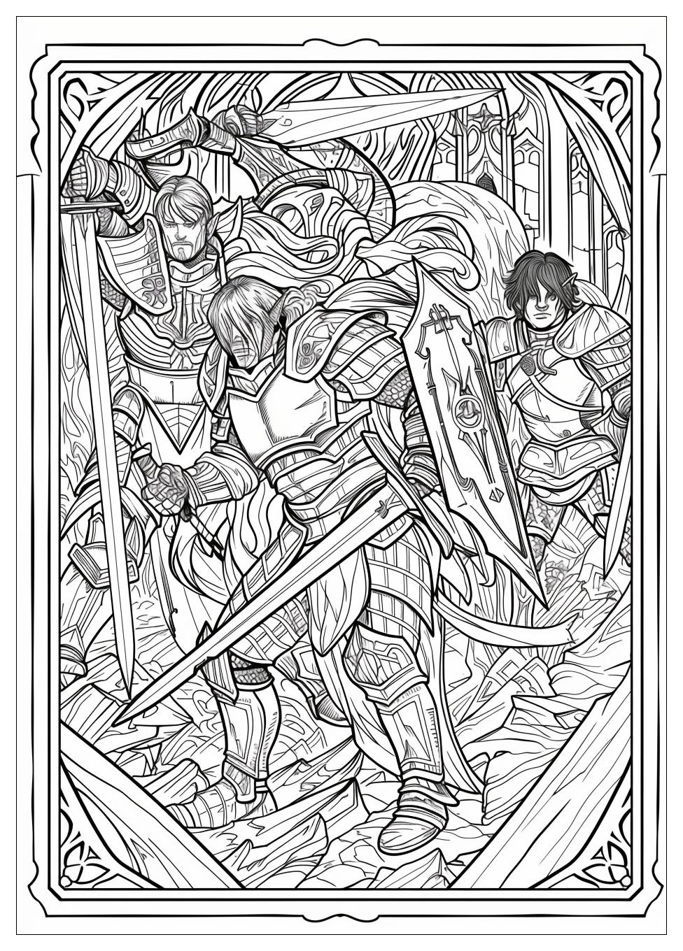 Dungeons And Dragons Coloring Pages-8