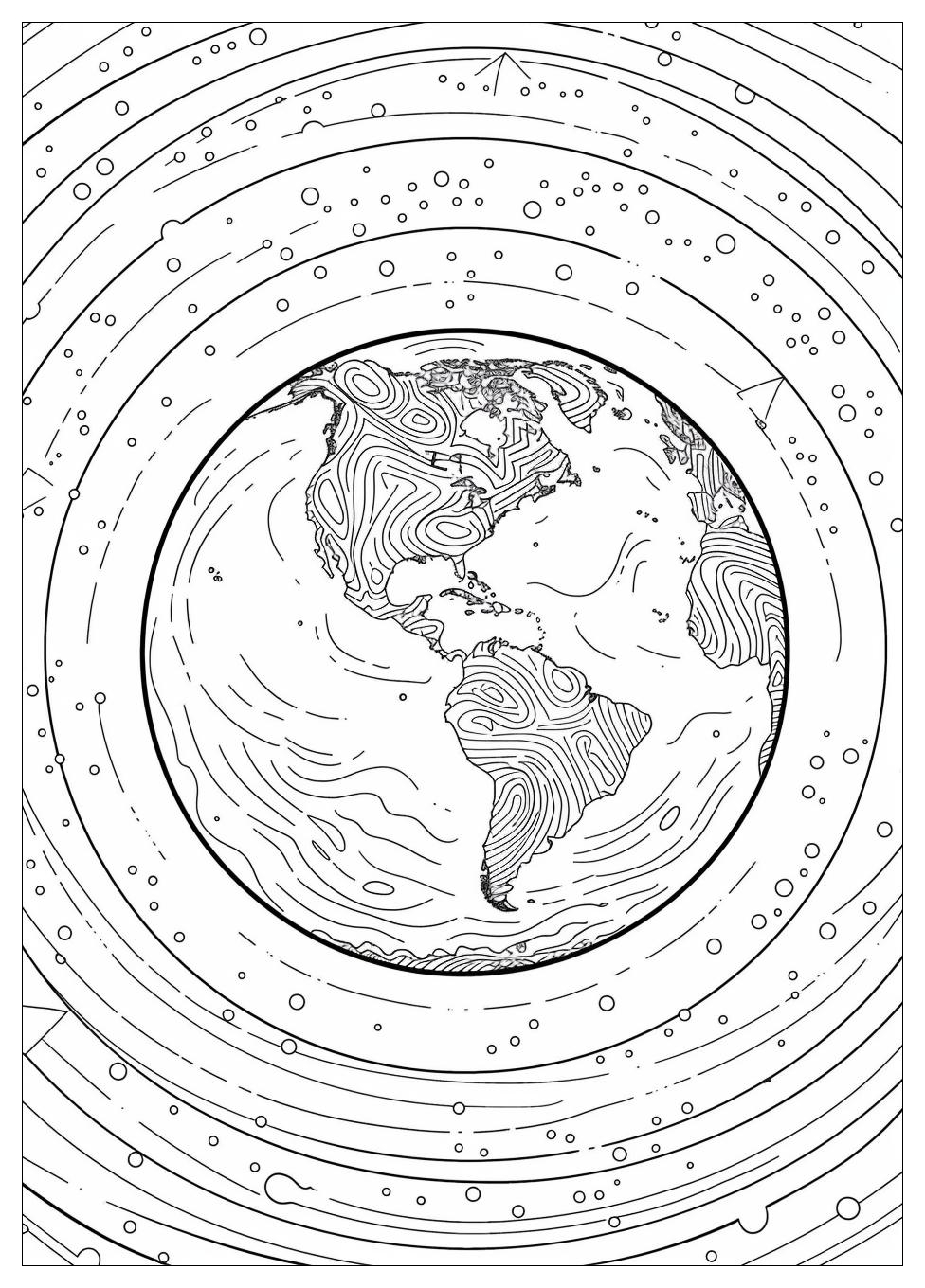 Earth Coloring Pages-10