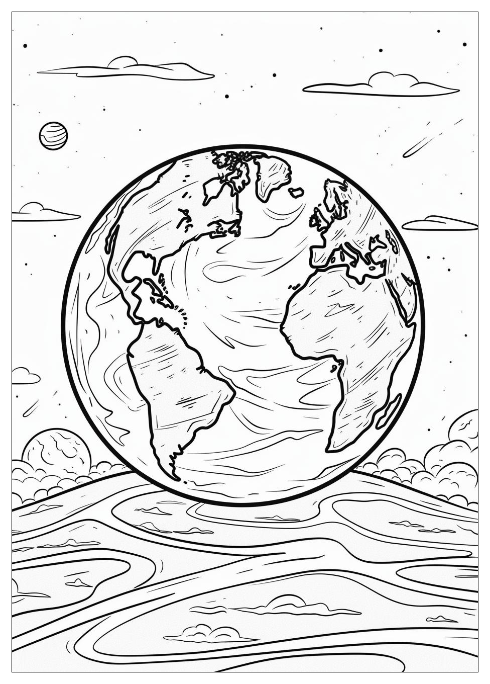 Earth Coloring Pages-11