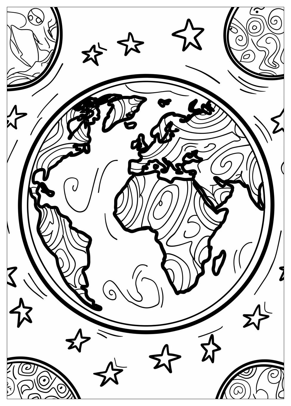 Earth Coloring Pages-12