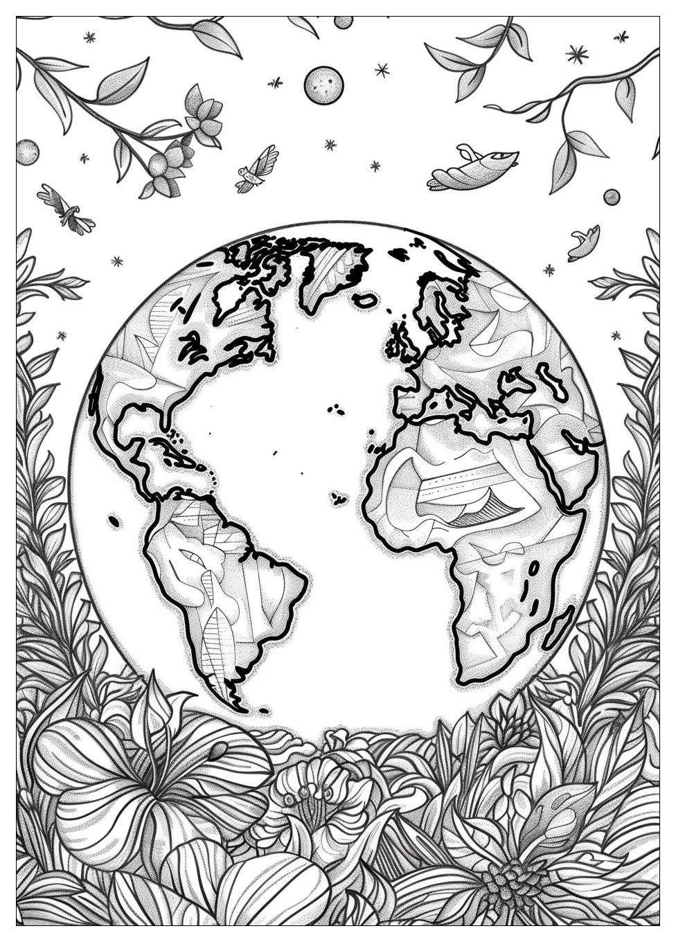 Earth Coloring Pages-17