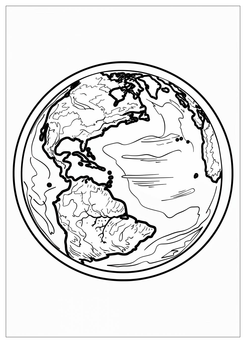 Earth Coloring Pages-3