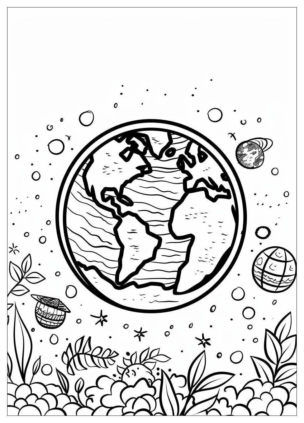 Earth Coloring Pages-5