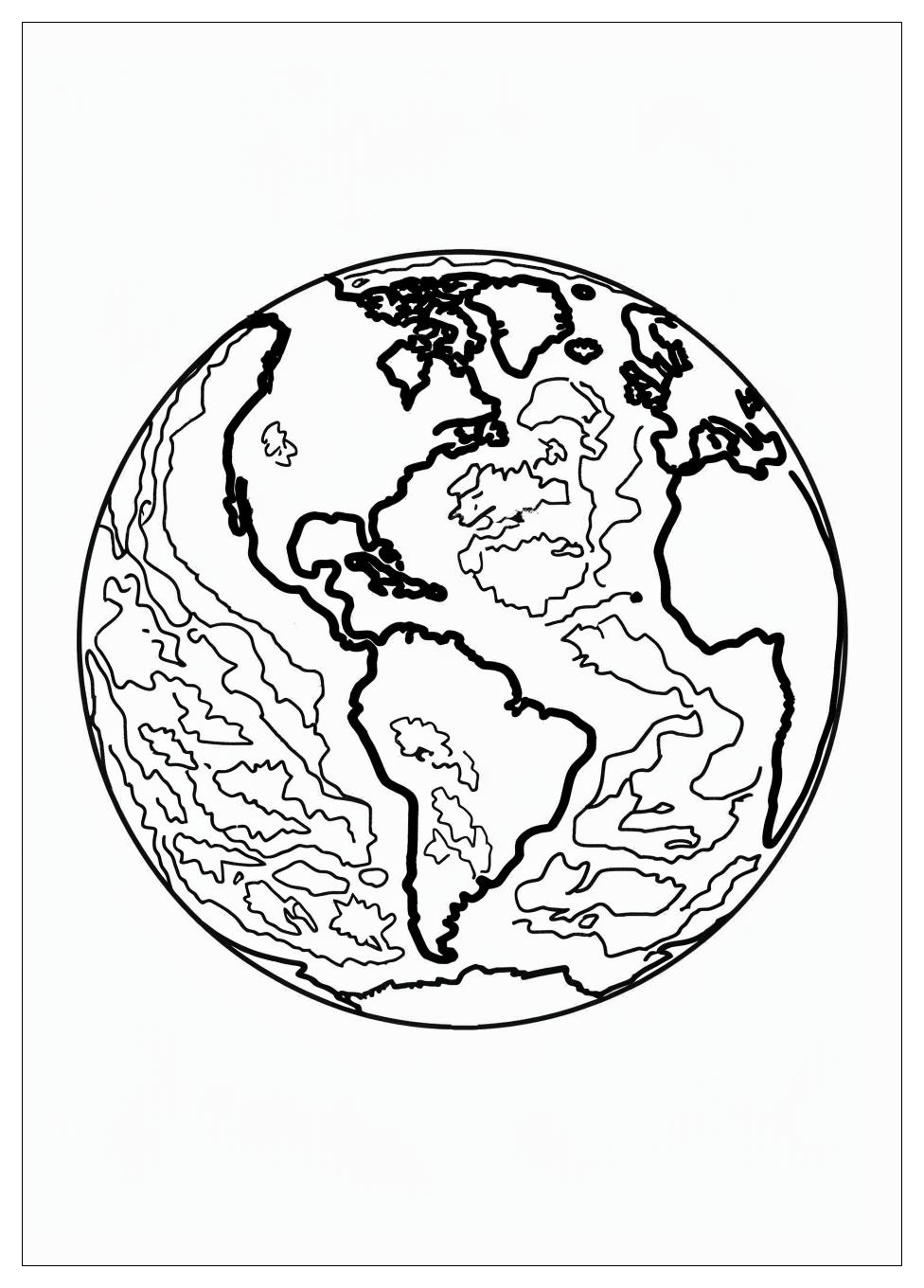 Earth Coloring Pages-6