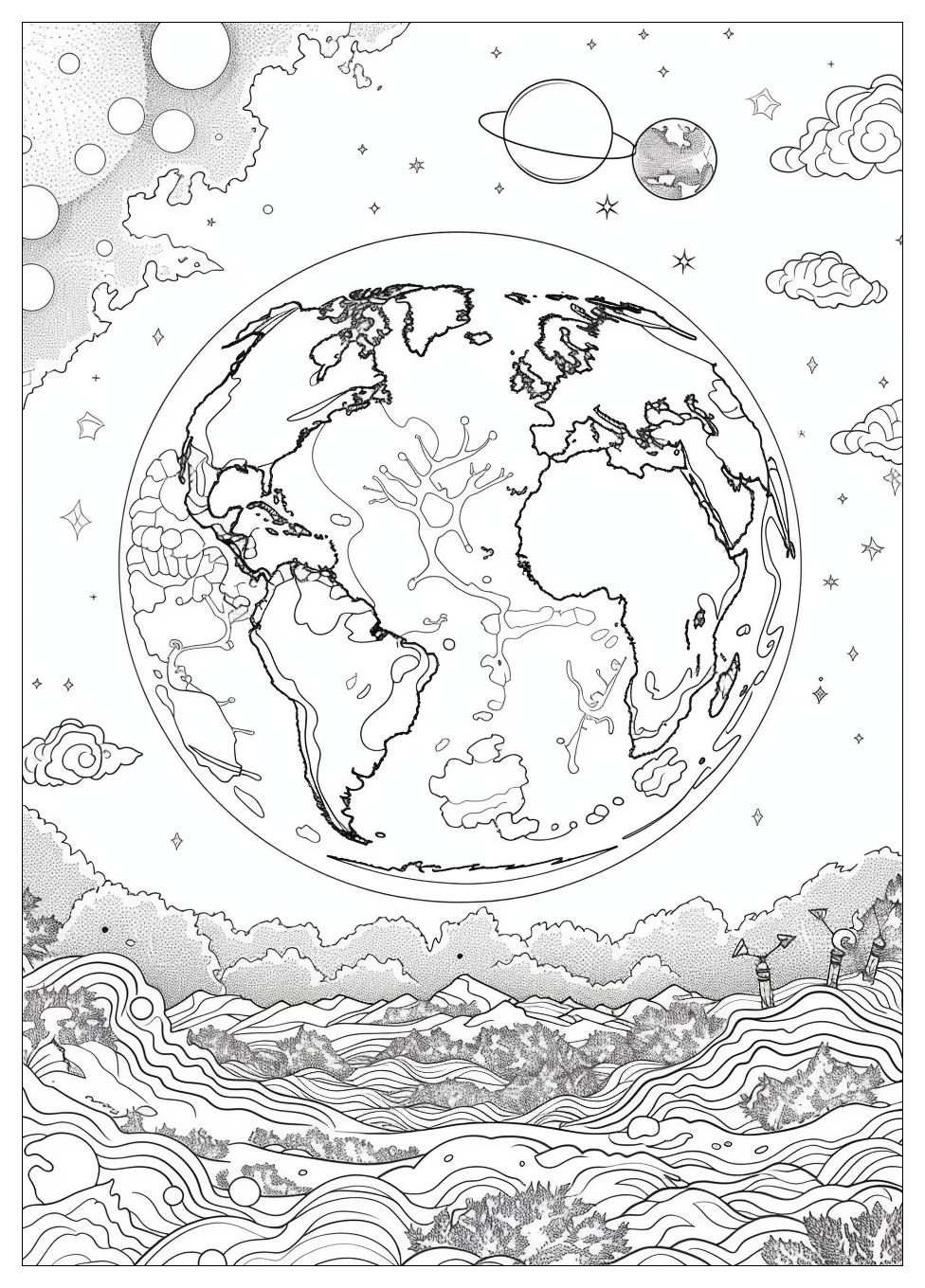 Earth Coloring Pages-7