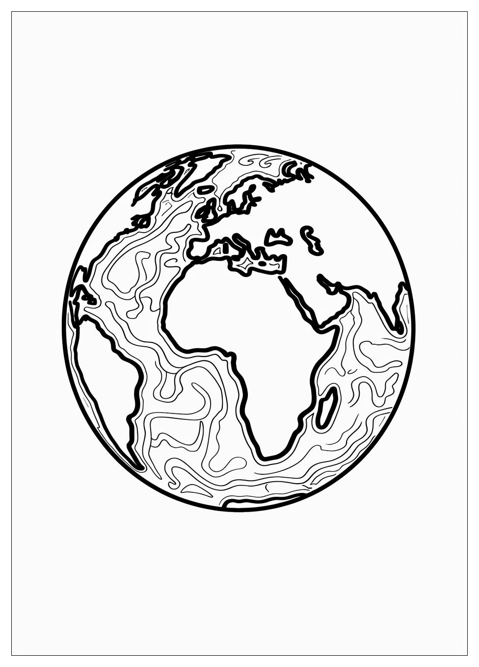 Earth Coloring Pages-8