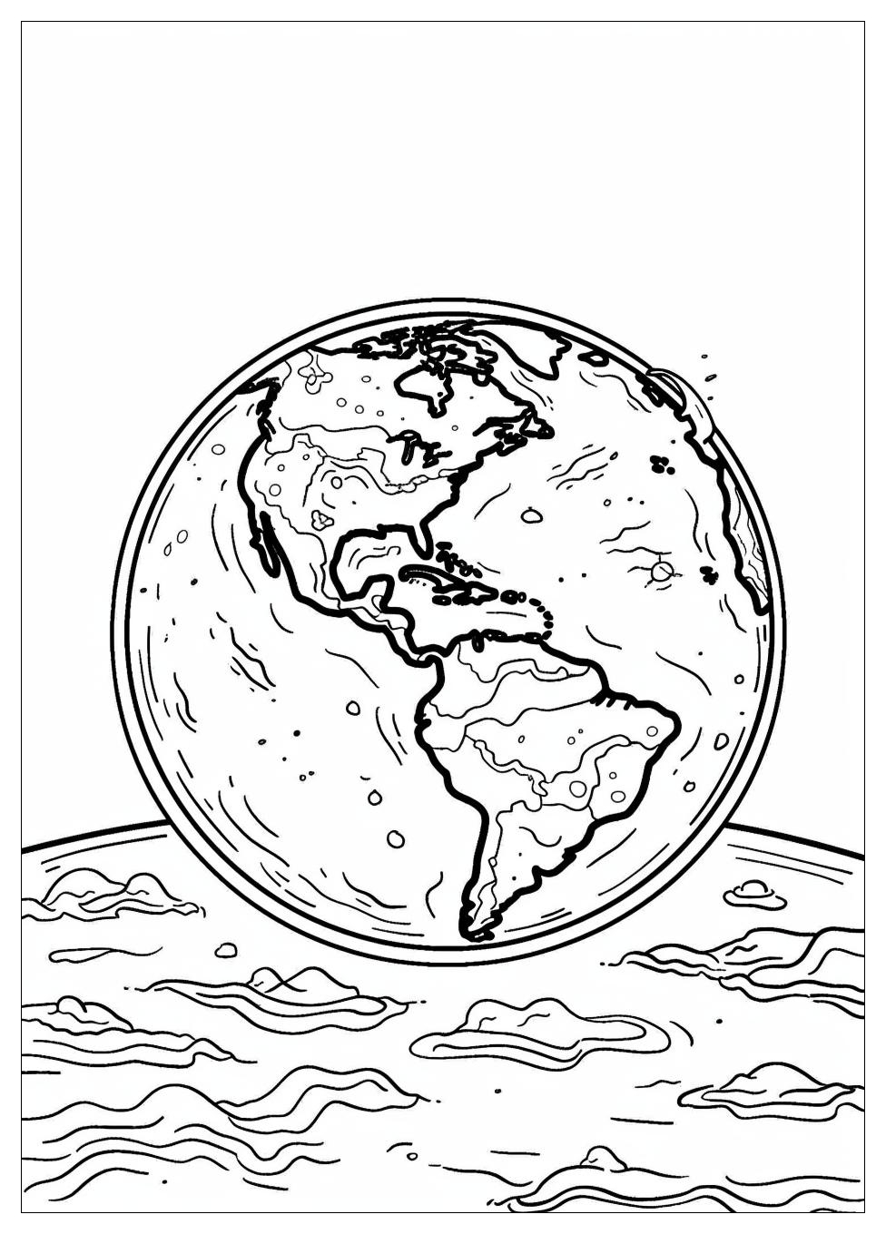 Earth Coloring Pages-9