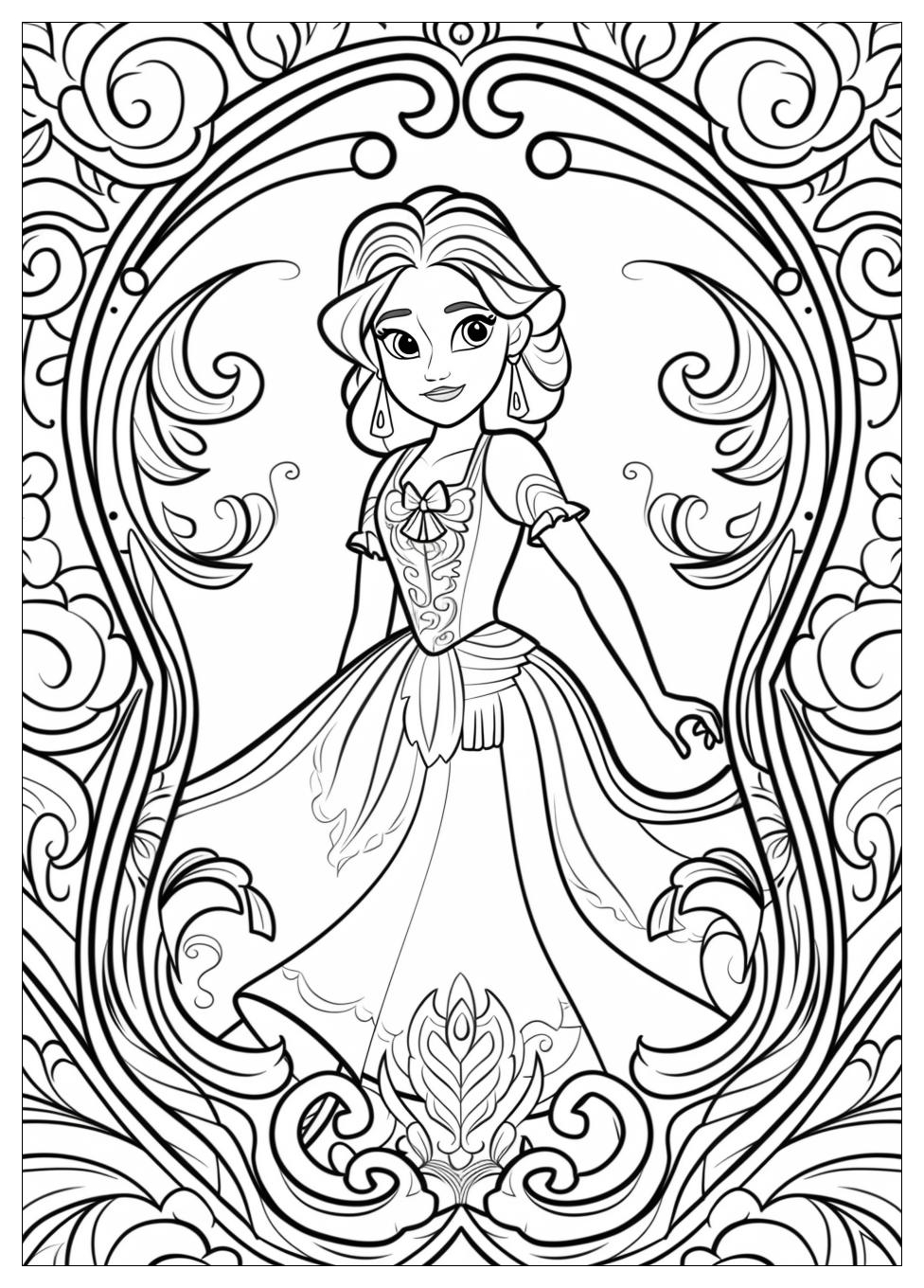 Elena Of Avalor Coloring Pages-1