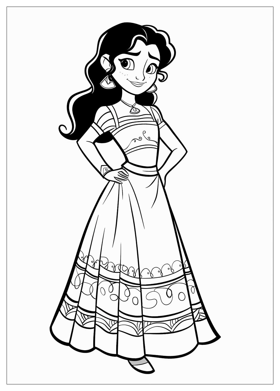 Elena Of Avalor Coloring Pages-9