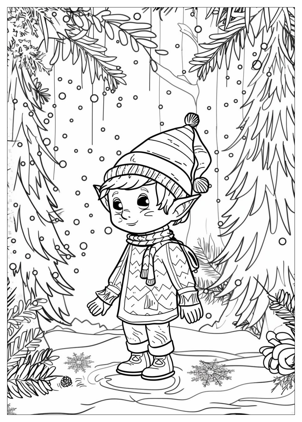 Elf Coloring Pages-10