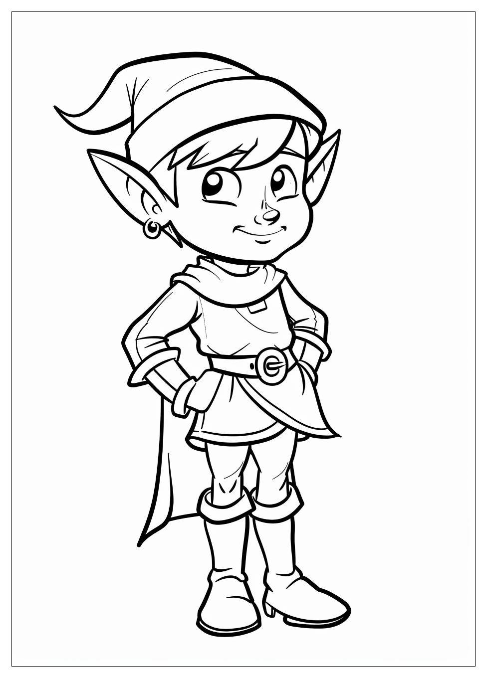 Elf Coloring Pages-11