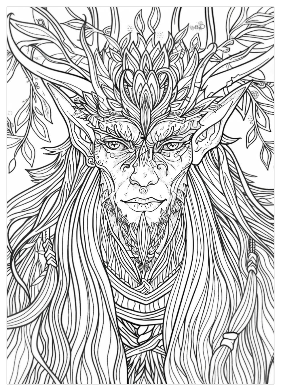 Elf Coloring Pages-17