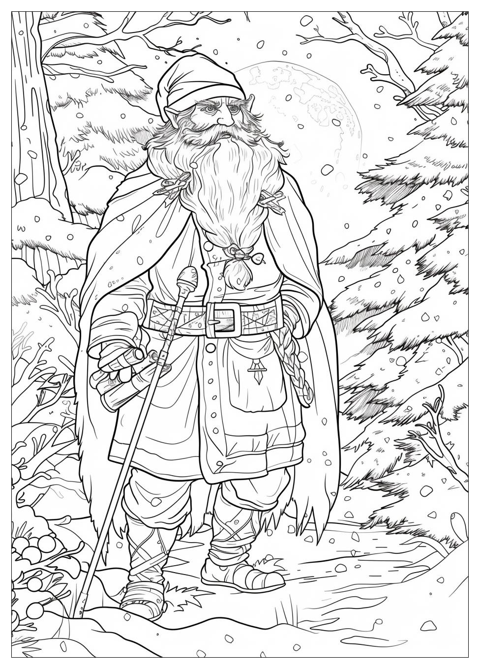 Elf Coloring Pages-19