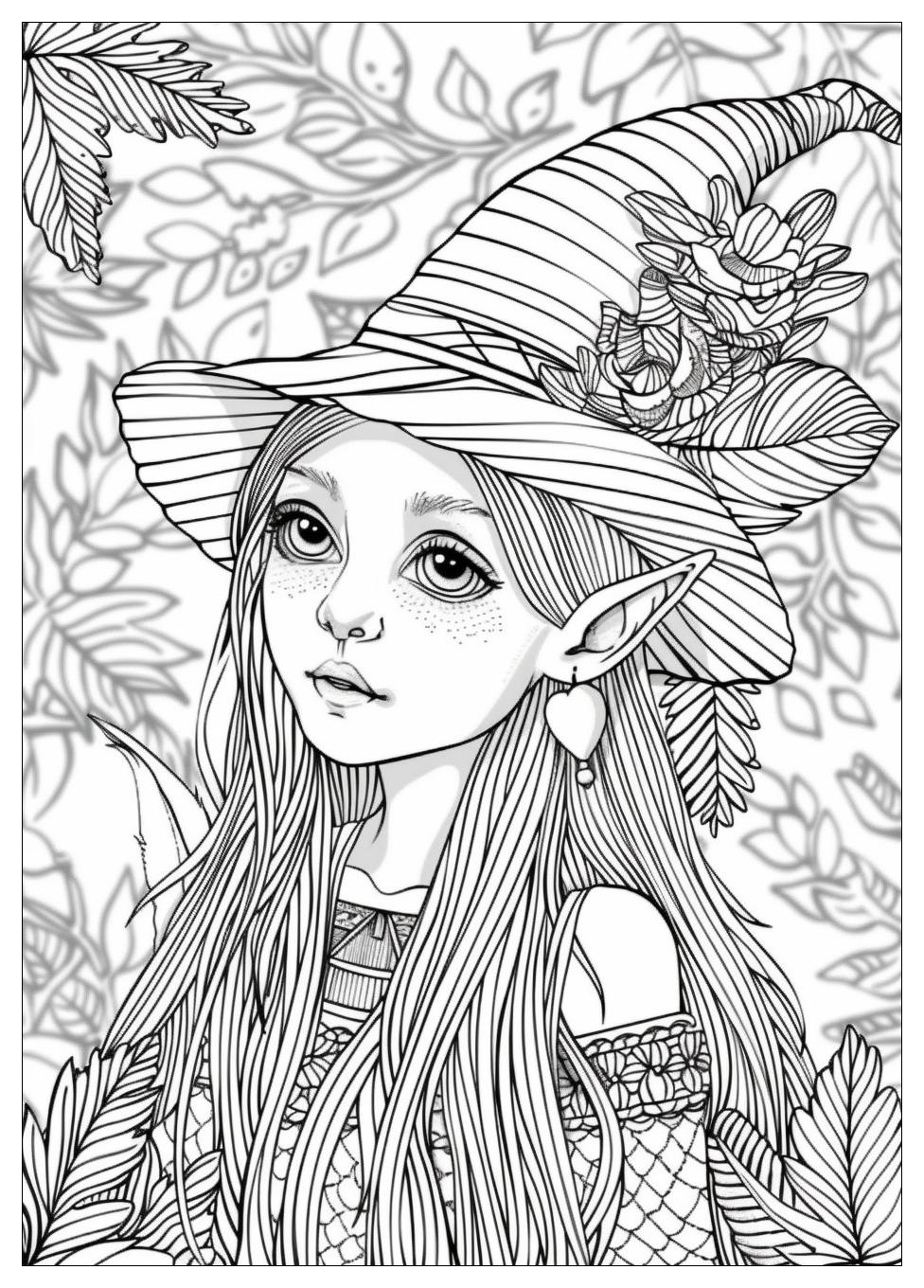 Elf Coloring Pages-20