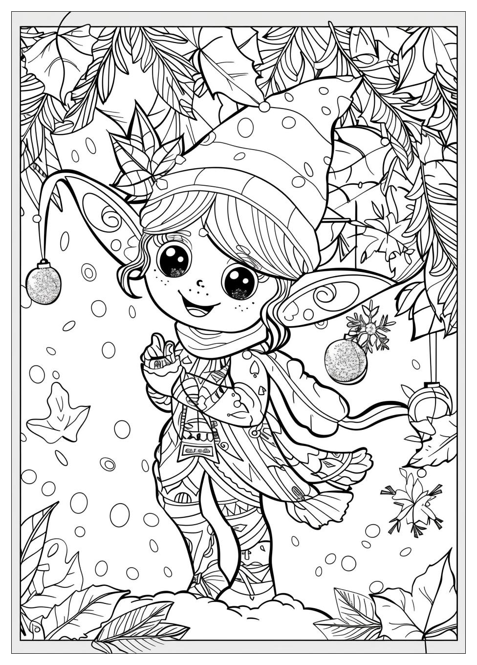 Elf Coloring Pages-4