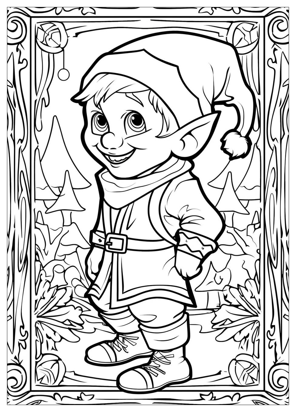 Elf Coloring Pages-6